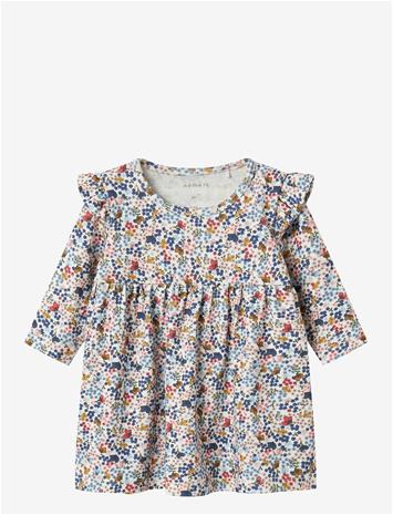 NAME IT Nbfkorra Ls Dress - CLOUD DANCER - 56