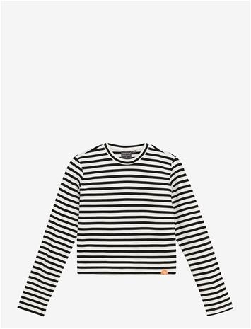 INDIAN BLUE JEANS Longsleeve Stripe - BLACK - 128