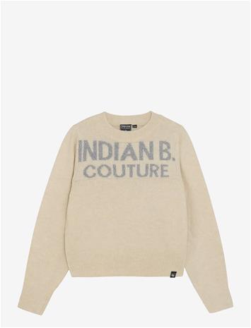 INDIAN BLUE JEANS Knitted Sweater Text - SANDSHELL - 164