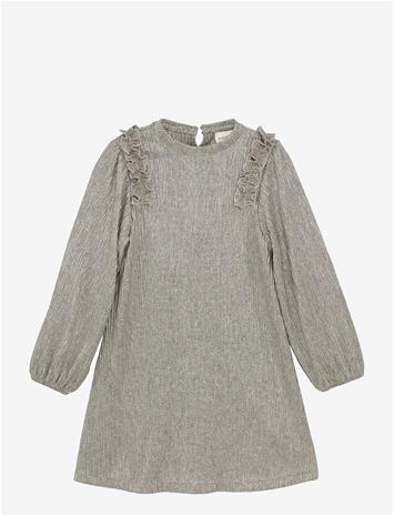 MINYMO Dress Ls - SILVER - 110 – kuva 2/2