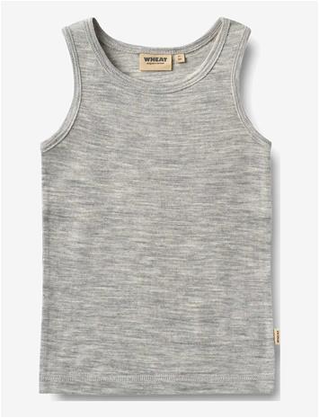 WHEAT Wool Singlet Iggy - MELANGE GREY - 128