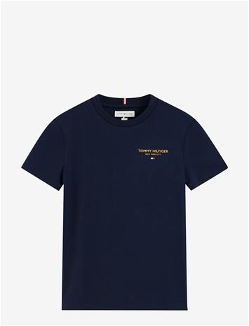 TOMMY HILFIGER Essential Logo Tee Ss - DARK BLUE - 128 – kuva 2/2