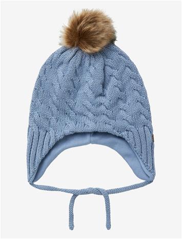 NAME IT Nbnmillo Knit Hat2 - RAIN WASHED - 40-44