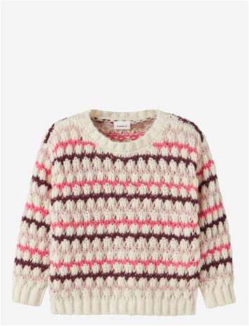 NAME IT Nmflene Ls Knit - CLOUD DANCER - 92 – kuva 2/2