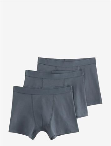 LINDEX 3-Pack Boxer Shorts - DARK GREY - 158/164