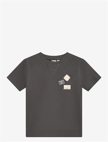 DAILY 7 T-Shirt Basic Badge - THUNDERSTORM - 110