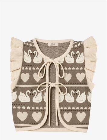 FLIINK Lovely Multi Vest - SANDSHELL MULTI - 1-1.5Y(85 cm)