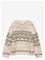 MANGO Jacquard Knitted Sweater - LIGHT BEIGE - 2-3 – kuva 2