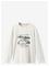 MANGO Embroidered Printed T-Shirt - NATURAL WHITE - 7-8 – kuva 2