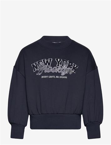 MANGO Embroidered Cotton Sweatshirt - NAVY - 5-6 – kuva 2/2