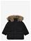 MANGO Puffer Coat With Fur-Effect Hood - BLACK - 18-24M – kuva 2