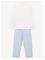 MANGO Striped Long Pyjamas - LT-PASTEL BLUE - 11-12 – kuva 2