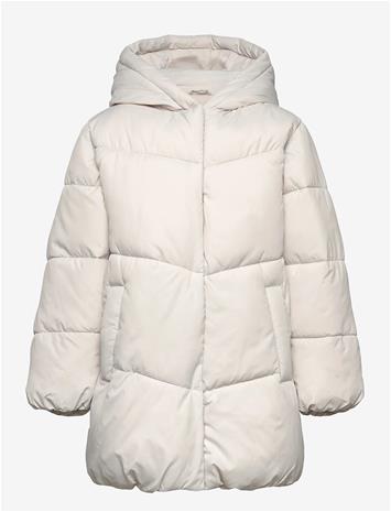 MANGO Hood Puffer Coat - NATURAL WHITE - 122