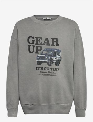 Mango Printed Cotton Sweatshirt - Grey - 5-6 – kuva 3/3