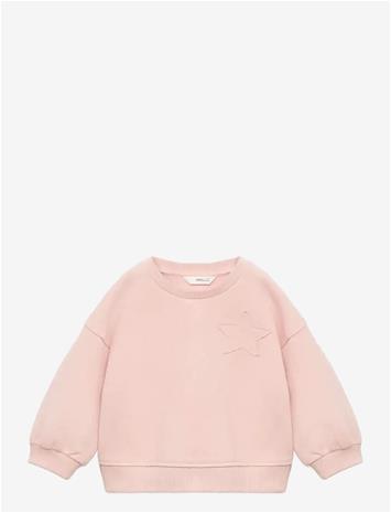 MANGO Sweatshirt With Embroidered Star - PINK - 2-3
