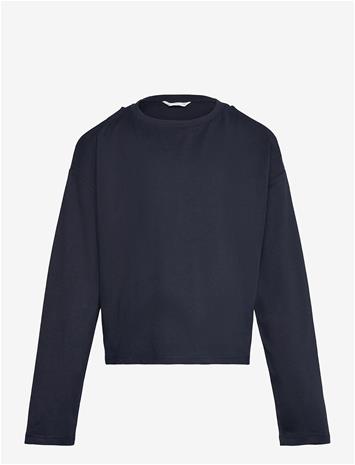 MANGO Cut-Out T-Shirt - NAVY - 5-6