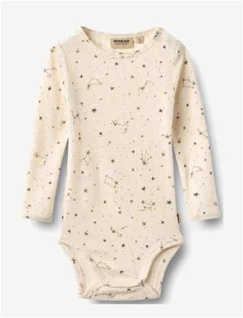 WHEAT Wool Body L/S Lucca - EGGSHELL STARS - 56 – kuva 2/2