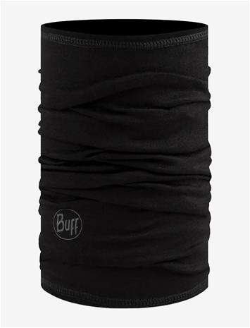 BUFF Merino Lightweight Solid Black - SOLID BLACK - One Size