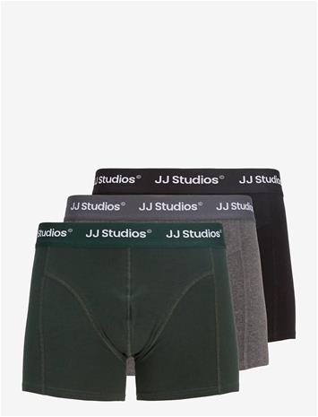 JACK & JONES Jacsoho Solid Trunks 3 Pack Jnr Sn - BLACK - 152