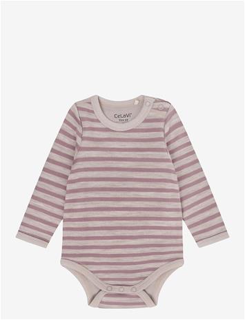 CELAVI Body Ls - Yd Stripe - GRAPE SHAKE - 60 – kuva 2/2