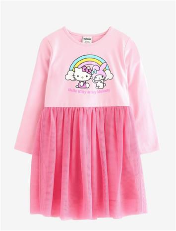 LINDEX Dress Mesh Hello Kitty - LIGHT PINK - 92