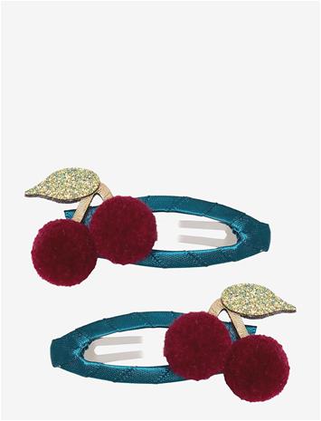 MIMI & LULA 2 Clic Clacs - Large Pom Pom Cherries - MULTI - One Size – kuva 2/2
