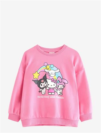 LINDEX Sweatshirt Oversized Hello Kit - PINK - 104