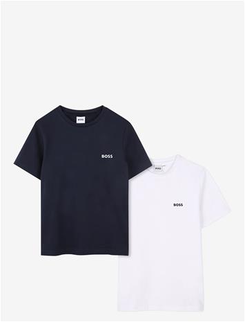 BOSS Set 2 T-Shirts - NAVY WHITE - 150