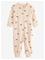 LINDEX Sleepsuit With Application At The Back - LIGHT BEIGE - 56 – kuva 3