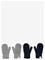 MP DENMARK Comfy Mittens 2-Pack - GREY MAL. - 68-74 – kuva 2