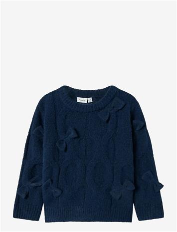 NAME IT Nmfolivia Ls Knit - NAVY BLAZER - 92