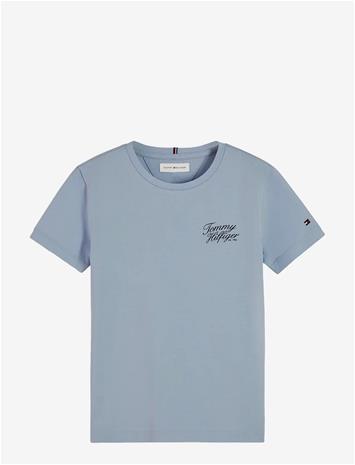 TOMMY HILFIGER Tommy Hilfiger Script Tee Ss - SKY BLUE - 128