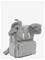 MIKK-LINE Zoo Backpack - ELEPHANT - One Size – kuva 2