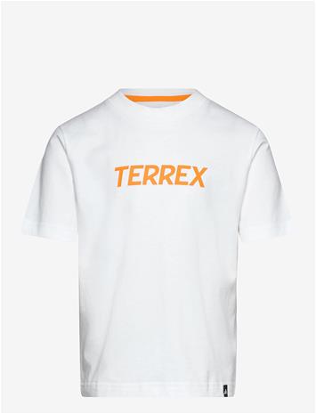 ADIDAS TERREX K Mt Logo Tee - WHITE - 164