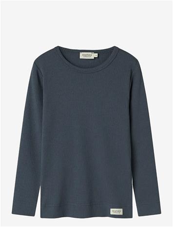 MARMAR COPENHAGEN Plain Tee Ls - BLUE - 122