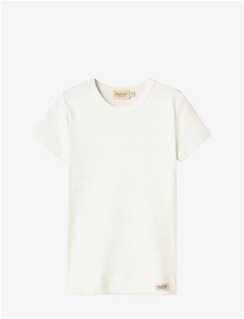 MARMAR COPENHAGEN Plain Tee Ss - GENTLE WHITE - 104