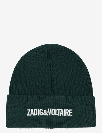 ZADIG & VOLTAIRE KIDS Pull On Hat - RAIN FOREST - SIZE THREE
