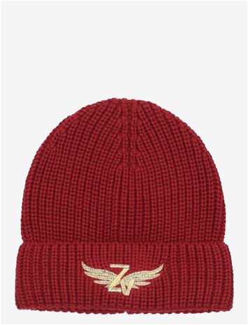 ZADIG & VOLTAIRE KIDS Pull On Hat - CRIMSON - SIZE THREE