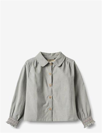 WHEAT Shirt L/S Millie - SLIGHTLY BLUE - 140
