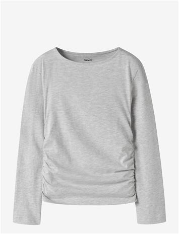 NAME IT Nkfofransa Ls Top Bf - LIGHT GREY MELANGE - 116