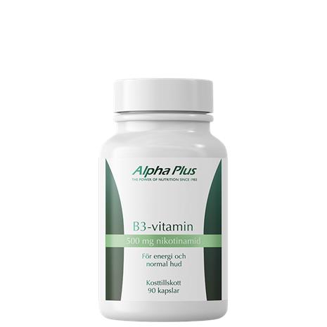 Alpha Plus B3-vitamin 90 kapselia – kuva 2/2