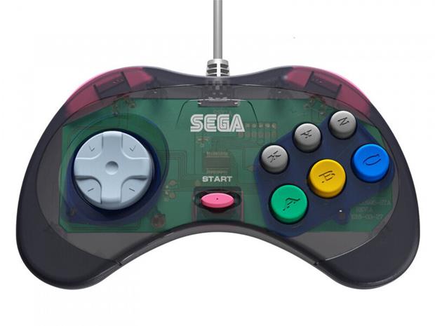 Retro-Bit SEGA Saturn USB, PC/Nintendo Switch/Mac -peliohjain