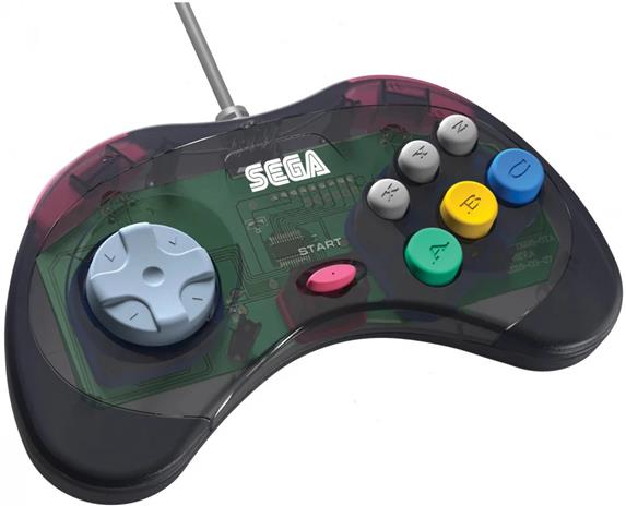 Retro-Bit SEGA Saturn USB, PC/Nintendo Switch/Mac -peliohjain