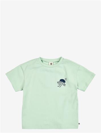 MÜSLI Sea Printed S/S T - EMERALD - 122