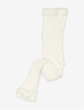 MP DENMARK Sonja Leggings - Lace - SNOW WHITE - 92