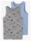 NAME IT Nkmtank Top 2P Grey Space Noos - GREY MELANGE - 158-164 – kuva 2