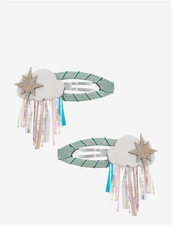 MIMI & LULA 2 Clic Clacs - Large Rainy Cloud - MULTI - One Size
