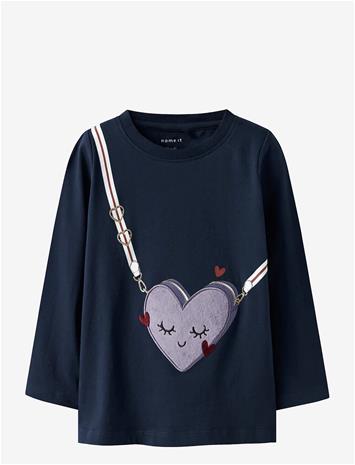 NAME IT Nmftelia Ls Top Box - NAVY BLAZER - 98