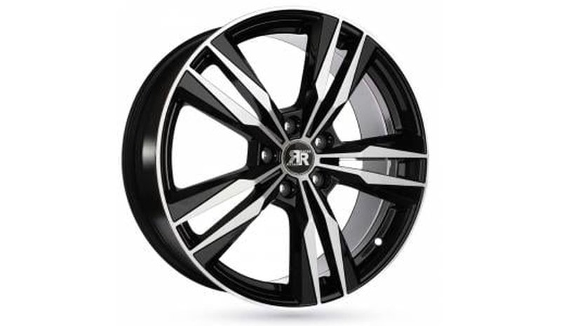 Racer VOLT Shiny Black Machined Face 6x15 5/100 ET38 B67.1 – kuva 1/1
