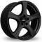 RONAL R55 SUV Matt Black 7.5x17 5/108 ET45 B76 – kuva 1